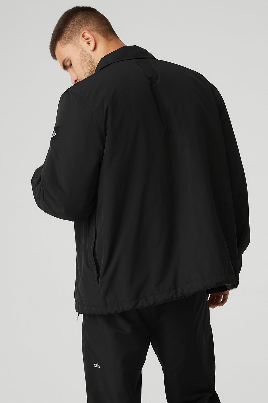 Black Men's Alo Yoga Legend Jackets | KQX-587602