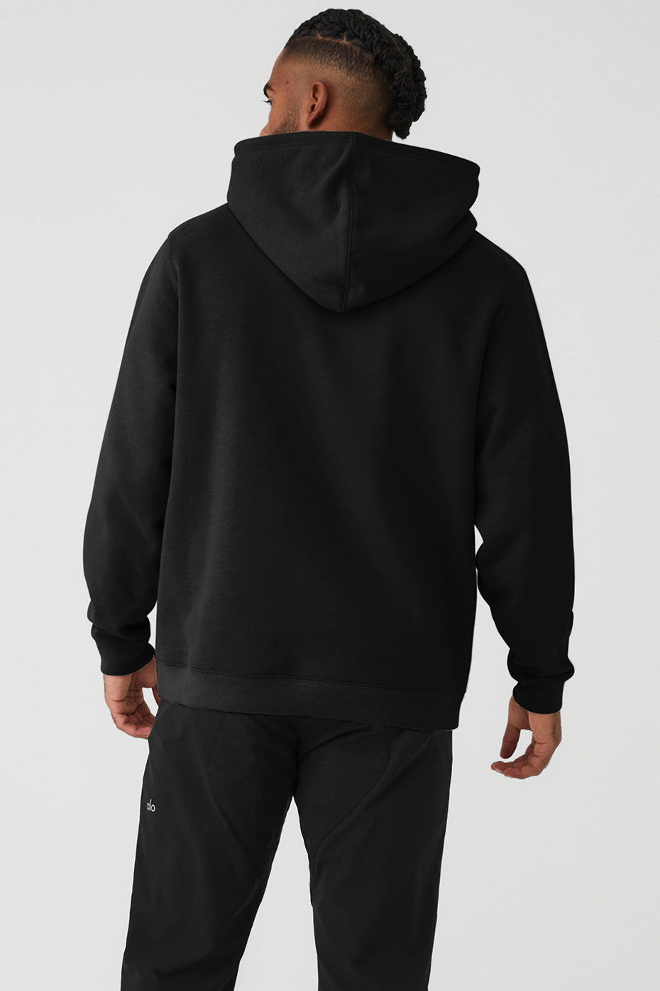 Black Men's Alo Yoga Renown Heavy Weight Hoodie | MOK-240795