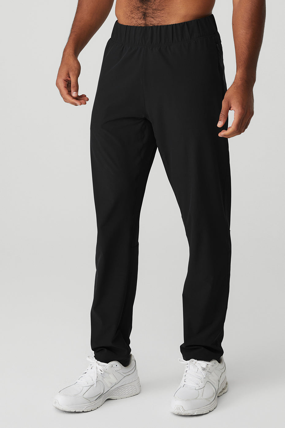 Black Men's Alo Yoga Repetition Pants | YLK-293185