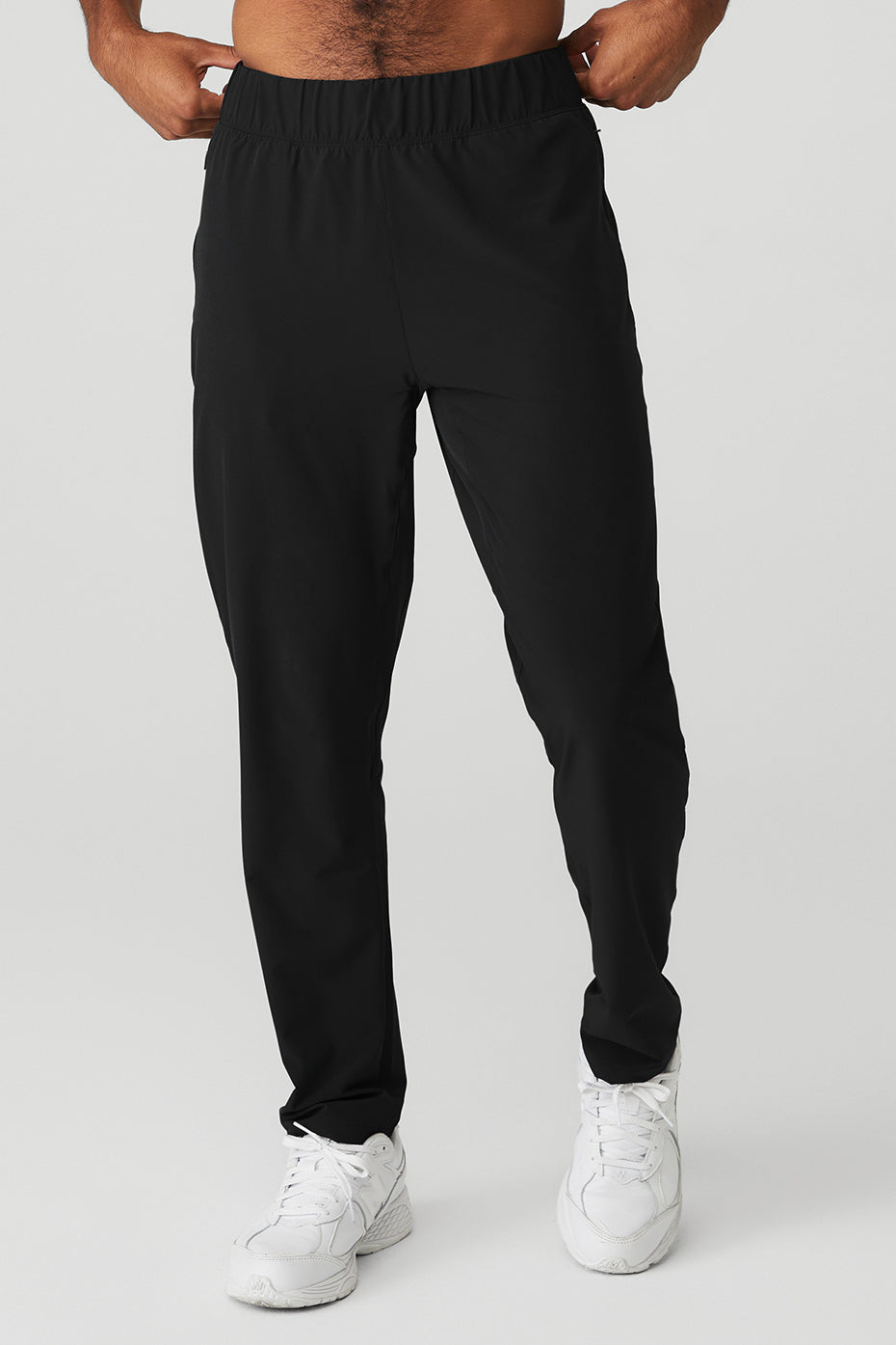 Black Men\'s Alo Yoga Repetition Pants | YLK-293185