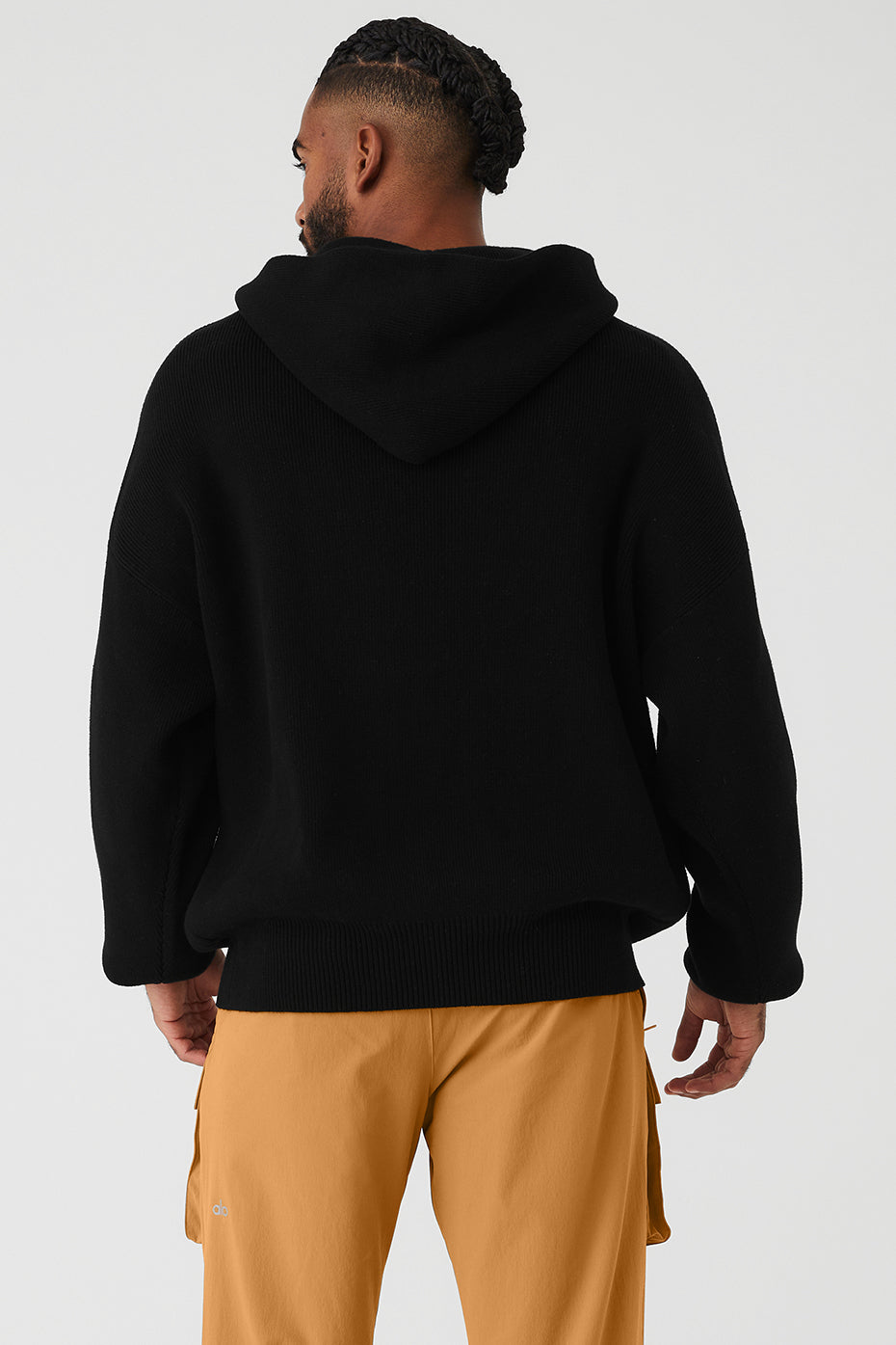 Black Men's Alo Yoga Scholar Hoodie | FCJ-086314