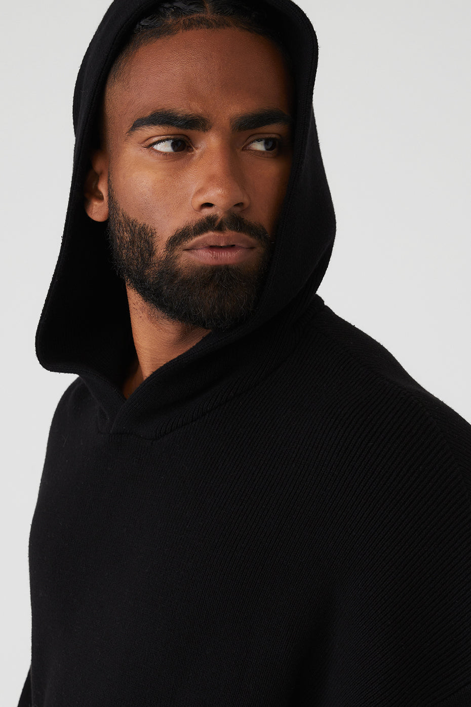 Black Men's Alo Yoga Scholar Hoodie | FCJ-086314