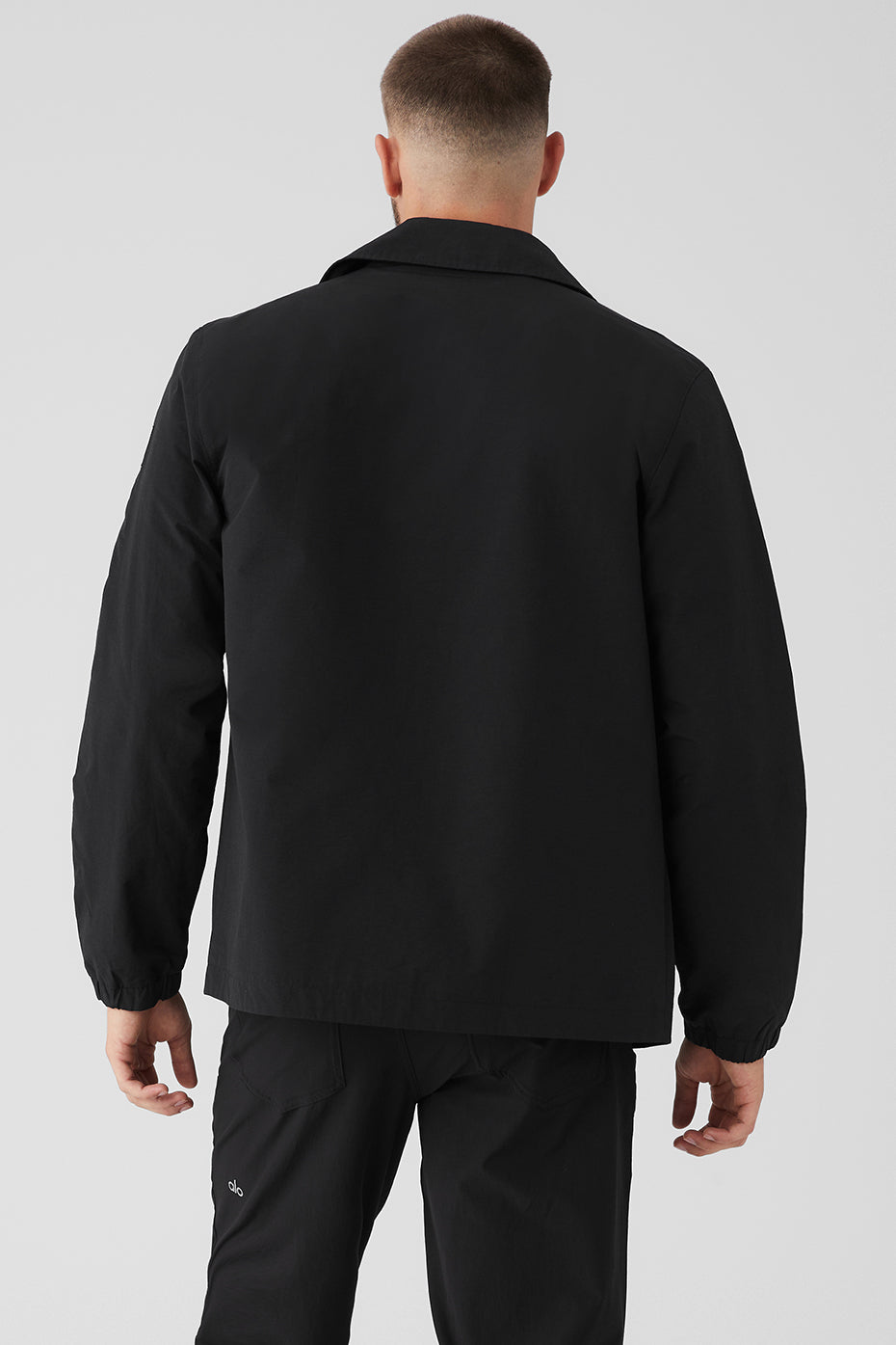 Black Men's Alo Yoga Torrent Overshirt Jackets | AYP-154823