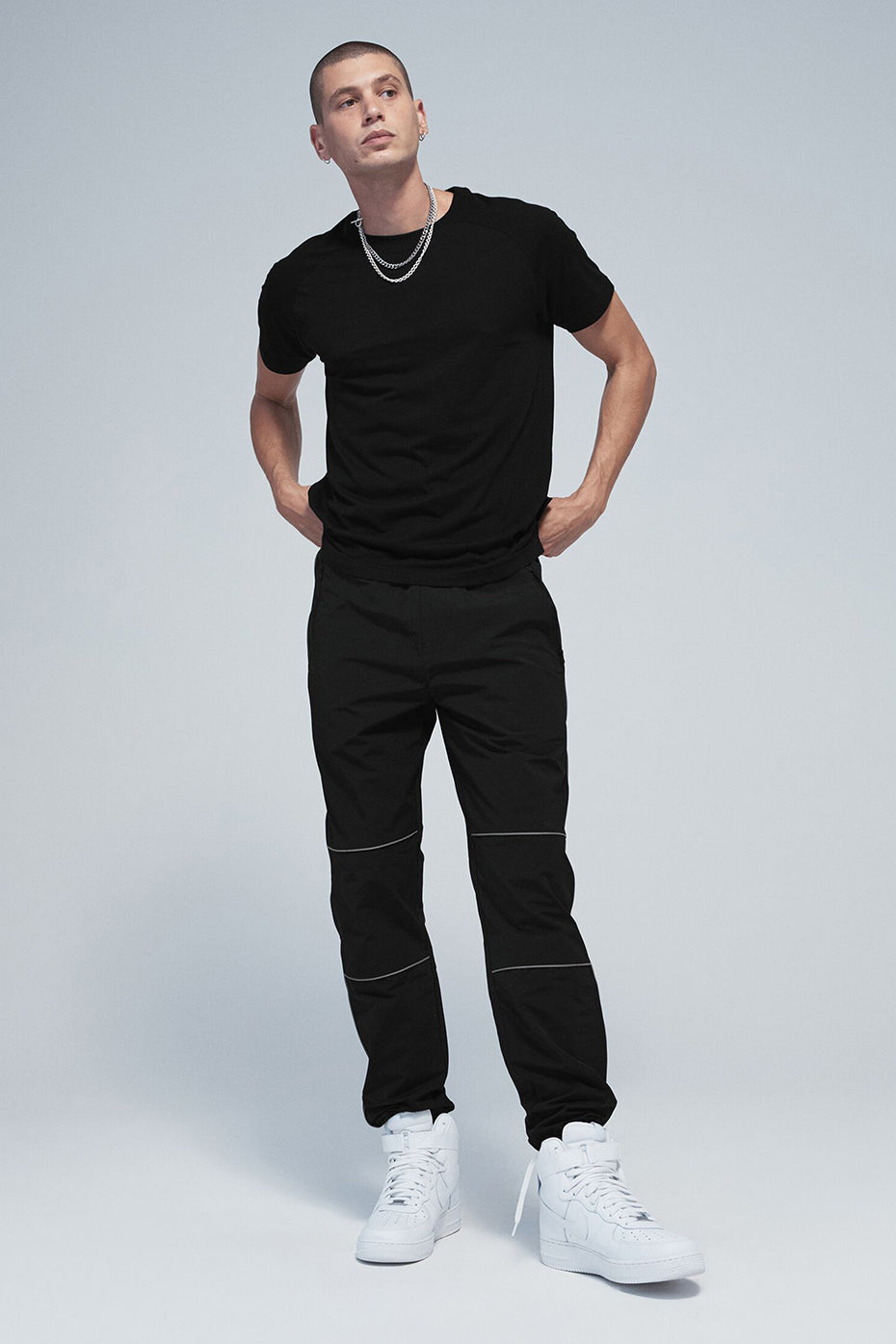 Black Men's Alo Yoga Torrent Track Sweatpants | GYC-584627