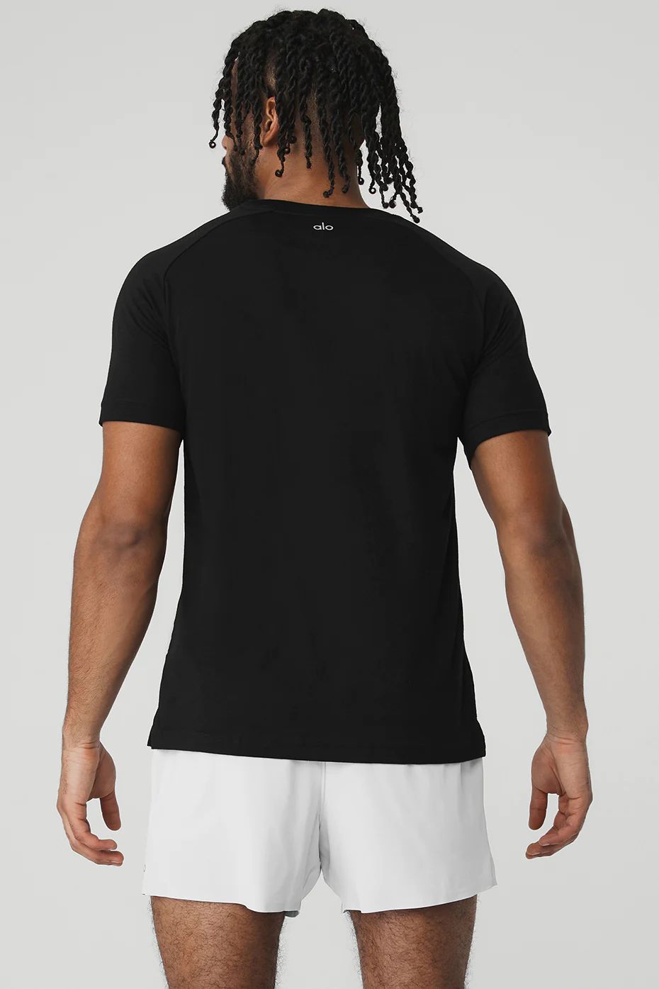 Black Men's Alo Yoga Triumph Crew Neck Tee (2 Pack) Short Sleeve | HTS-965734