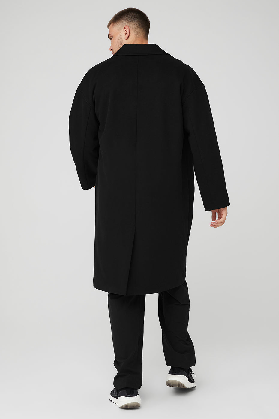 Black Men's Alo Yoga VIP Blazer Trench Coats | EIV-573091