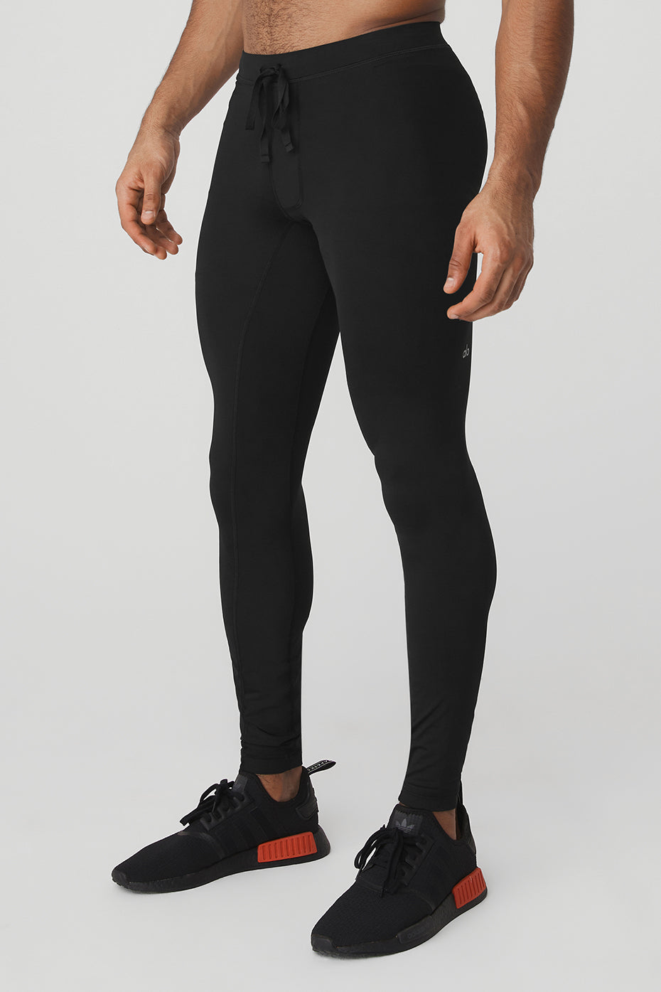 Black Men's Alo Yoga Warrior Compression Pants | SQI-230568