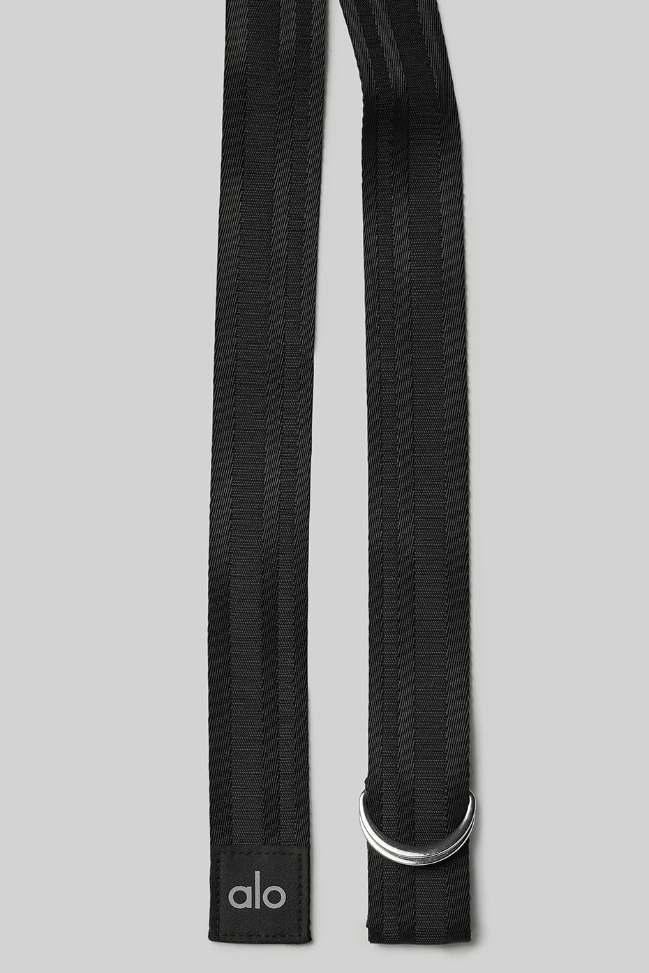 Black Unisex Alo Yoga Extra Long Yoga Strap Equipment | ZNF-584691