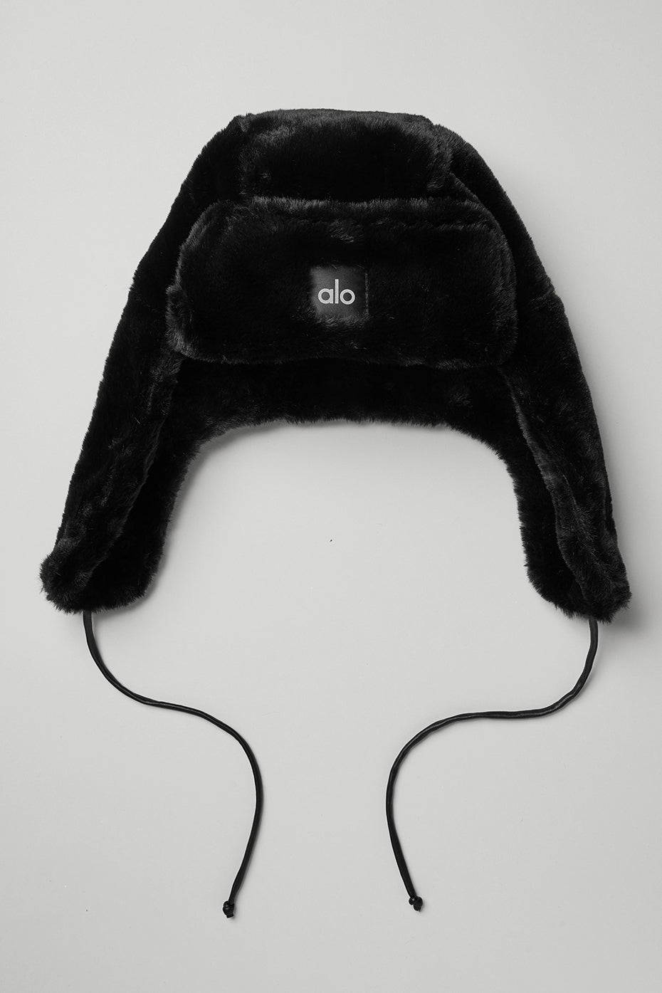 Black Unisex Alo Yoga Faux Fur Polar Hats | ZNP-827649