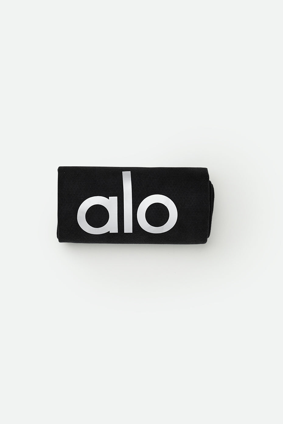 Black Unisex Alo Yoga Grounded No-Slip Towel Yoga Mats | GDJ-809356