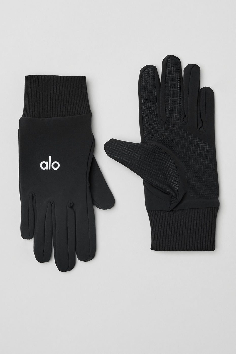 Black Unisex Alo Yoga Midweight Performance Glove Equipment | XLZ-086137