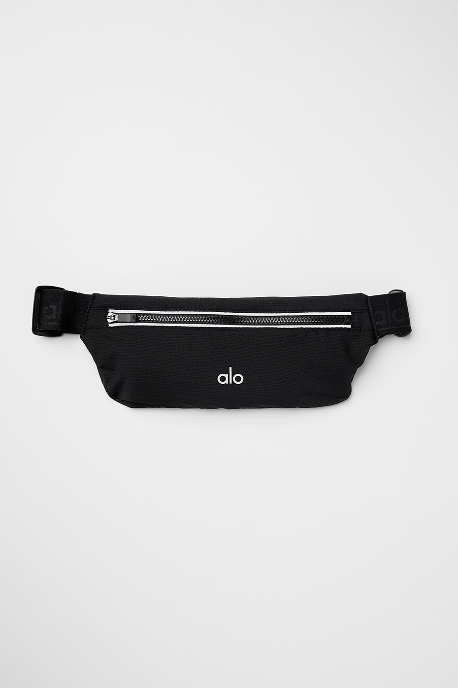 Black Unisex Alo Yoga Stride Running Belt Bags | MNV-546871