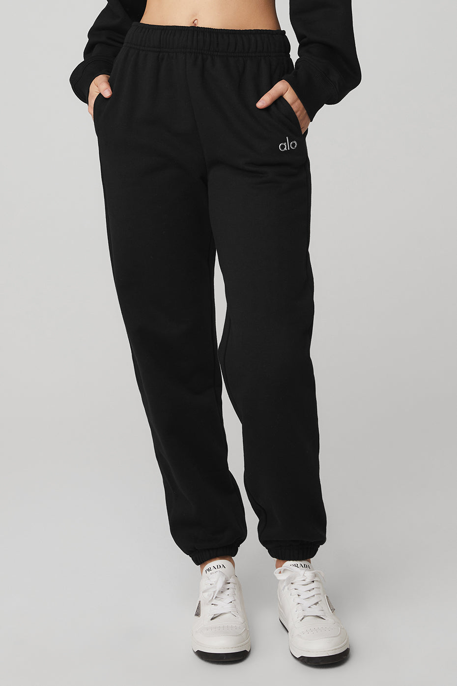 Black Women\'s Alo Yoga Accolade Sweatpants | UOQ-597203