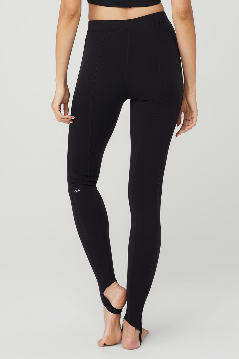 Black Women's Alo Yoga Airbrush High-Waist Enso Leggings | CGW-538917