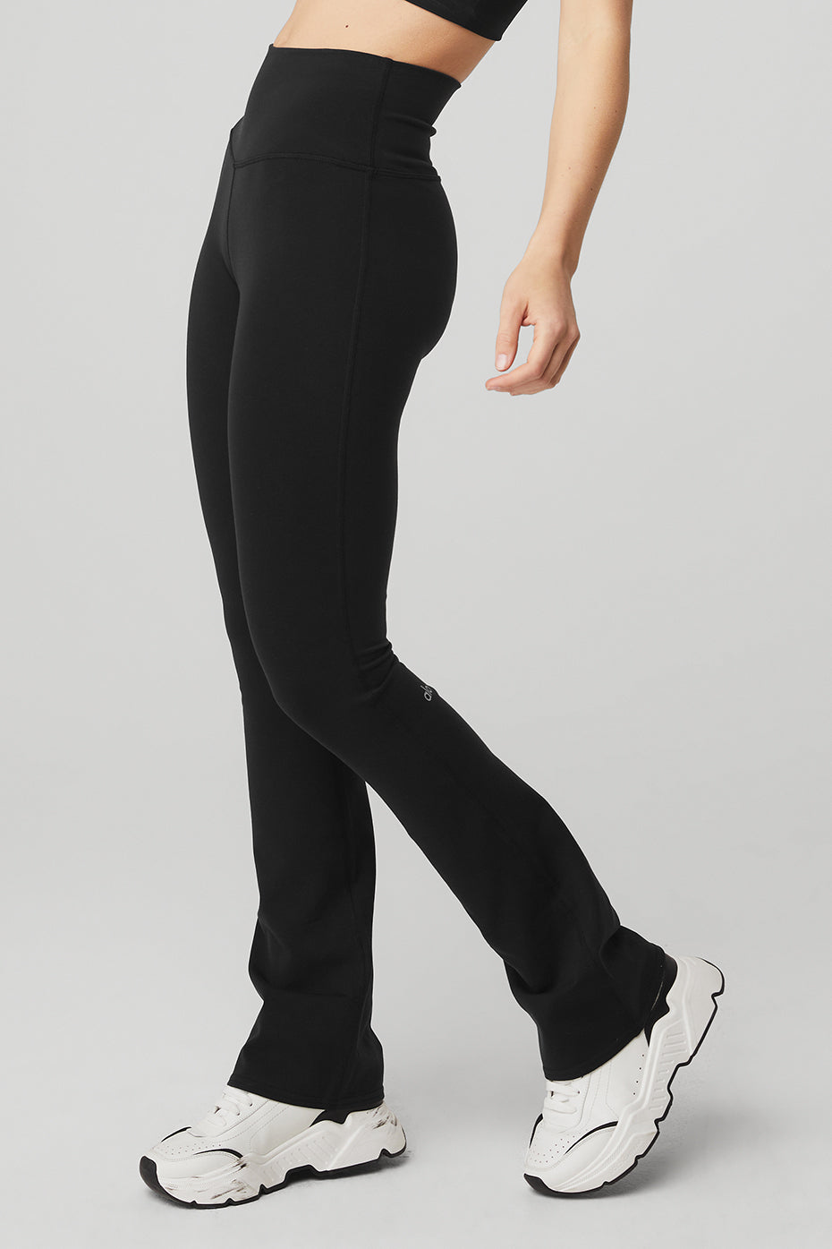 Black Women's Alo Yoga Airbrush High-Waist Bootcut Leggings | GRH-173498