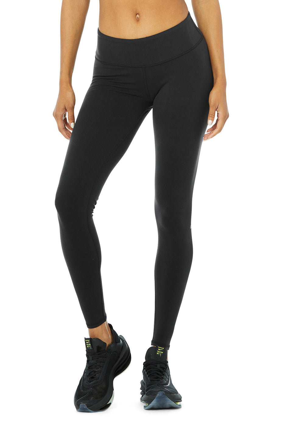 Black Women\'s Alo Yoga Airbrush Leggings | CQB-690451