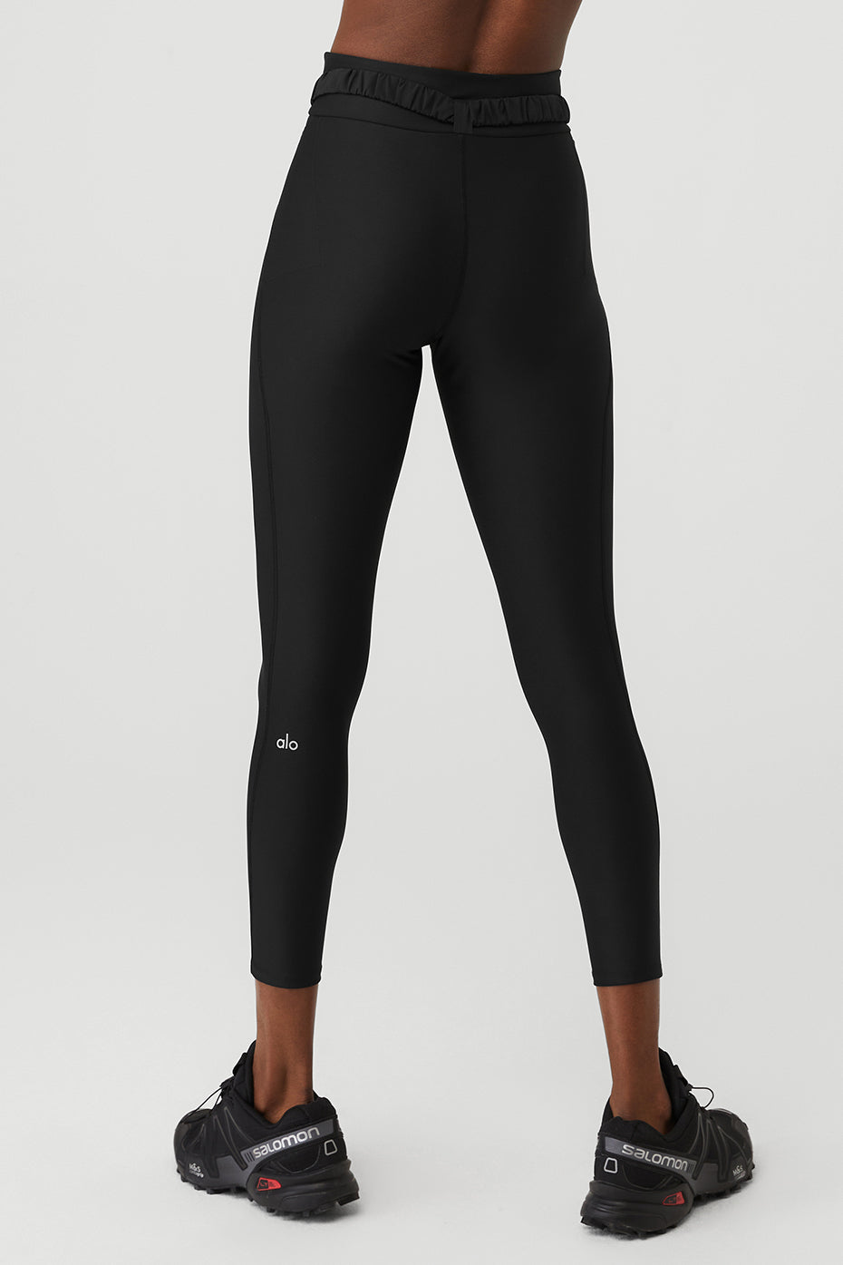 Black Women's Alo Yoga Airlift High-Waist 7/8 Charmer Leggings | LFJ-509437