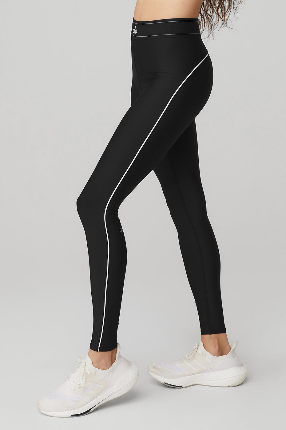 Black Women's Alo Yoga Airlift High-Waist Suit Up Leggings | LYX-498156