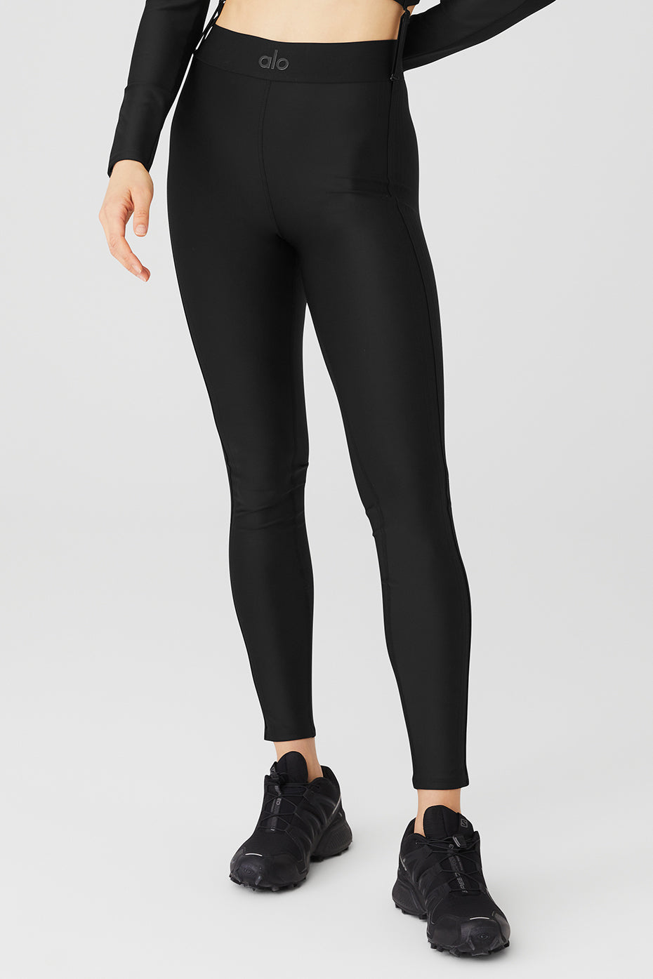 Black Women's Alo Yoga Airlift High-Waist Infinity Leggings | RJF-369478