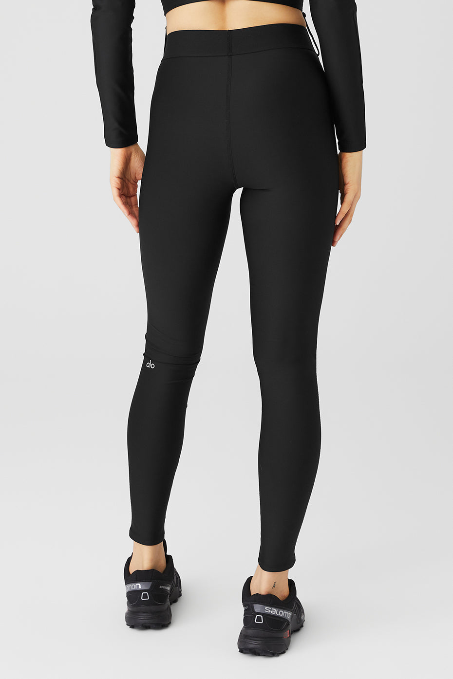 Black Women's Alo Yoga Airlift High-Waist Infinity Leggings | RJF-369478