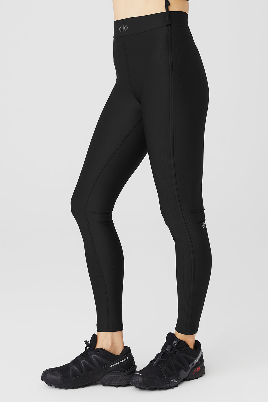 Black Women's Alo Yoga Airlift High-Waist Infinity Leggings | RJF-369478