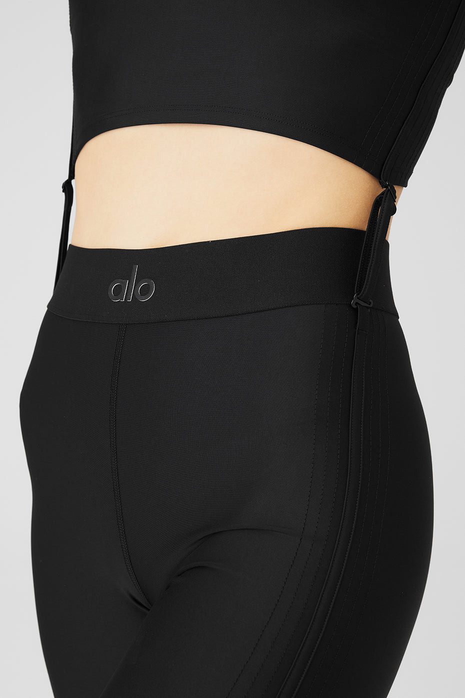 Black Women's Alo Yoga Airlift High-Waist Infinity Leggings | RJF-369478