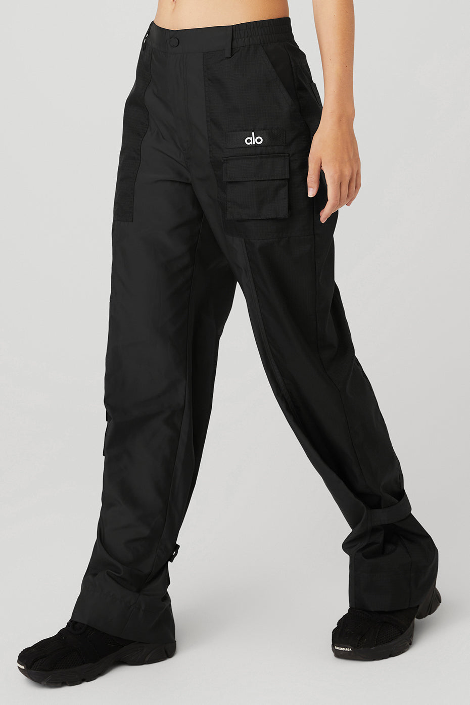 Black Women's Alo Yoga Blaze Trousers | XDT-462539