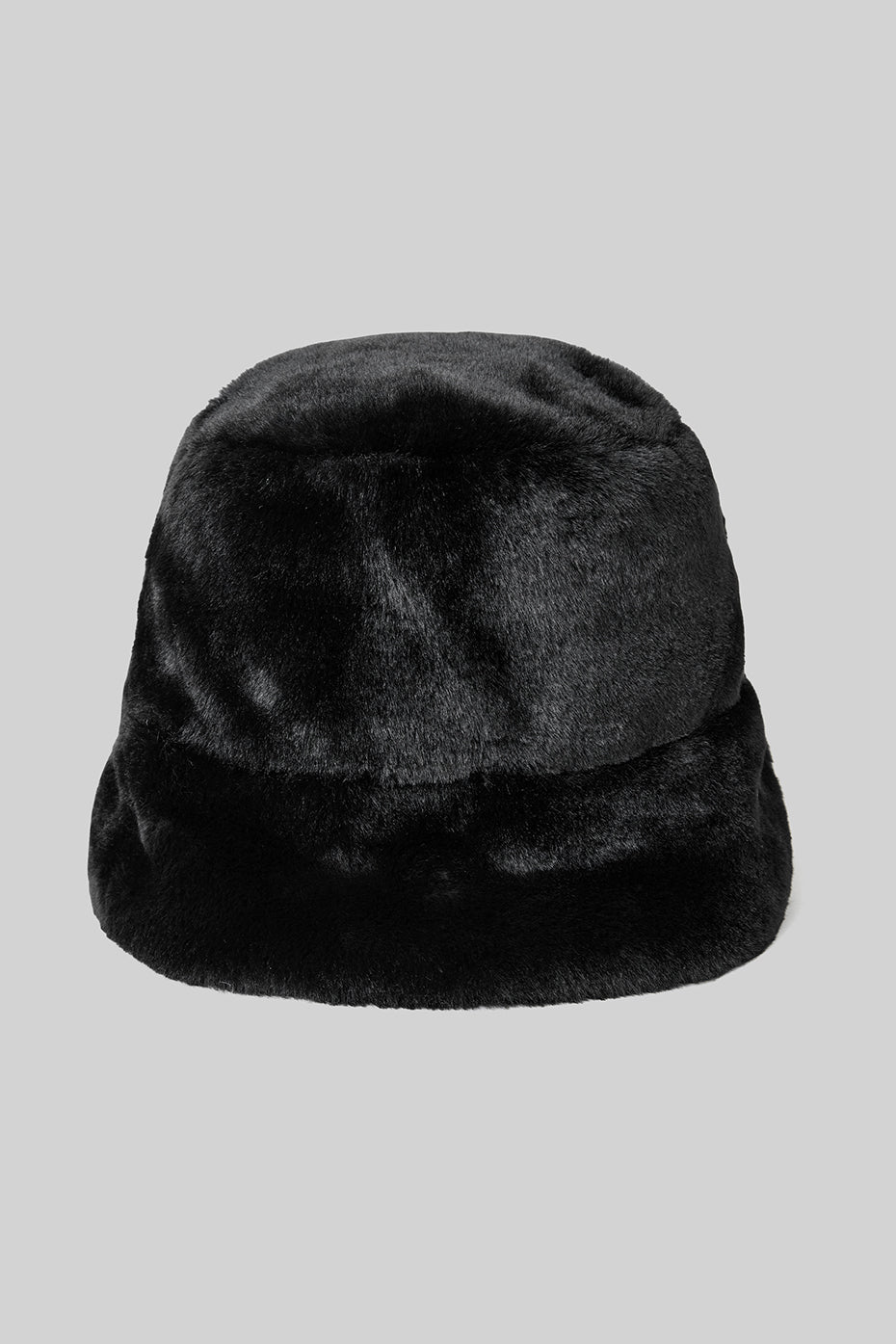 Black Women's Alo Yoga Faux Fur Bucket Hats | HES-648910