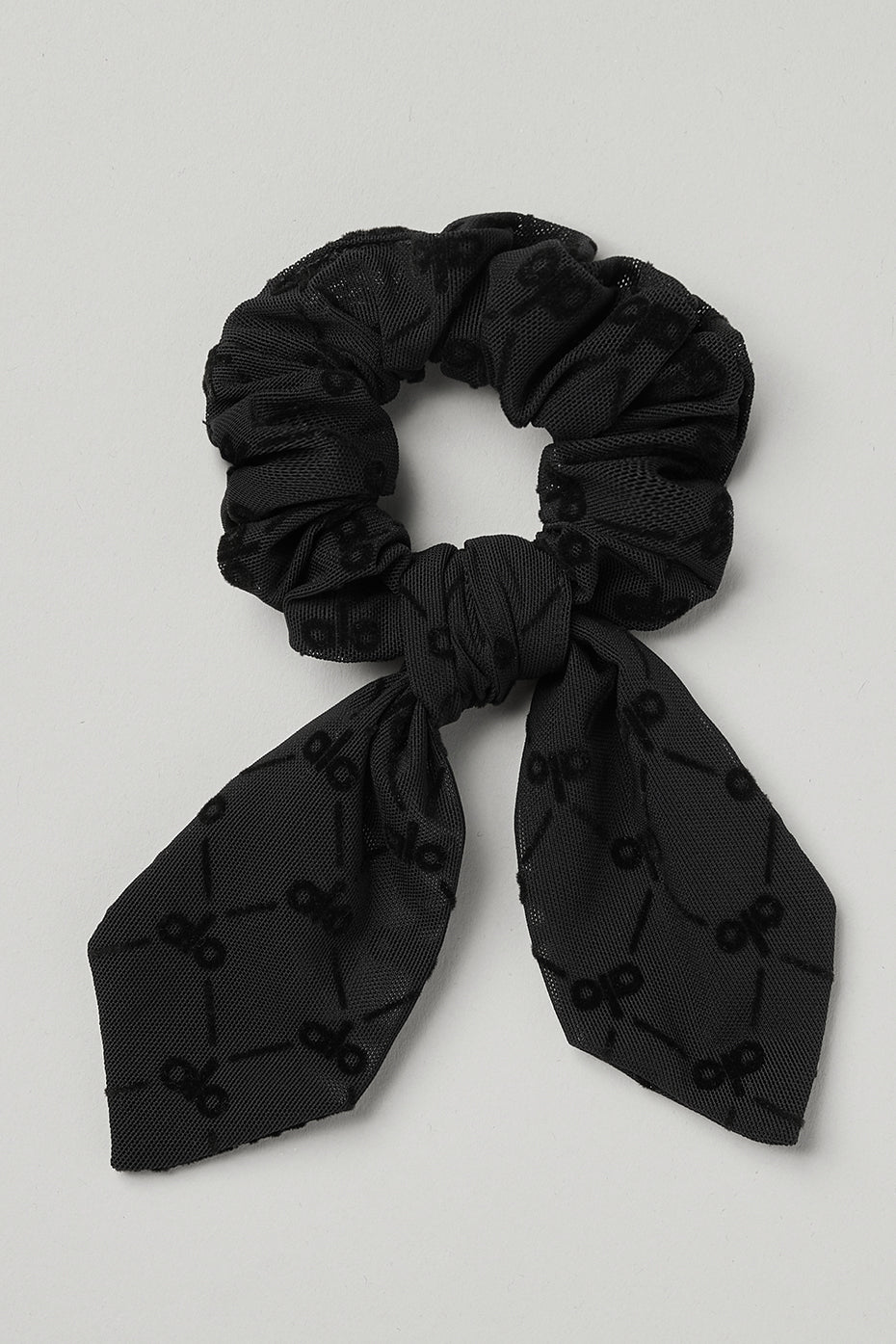 Black Women\'s Alo Yoga Flocked Rhythm Scrunchie Hair Accessories | DZF-043672