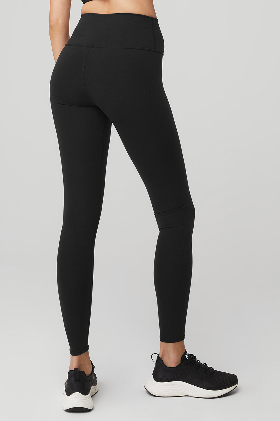 Black Women's Alo Yoga High-Waist Airbrush Leggings | WEZ-507938