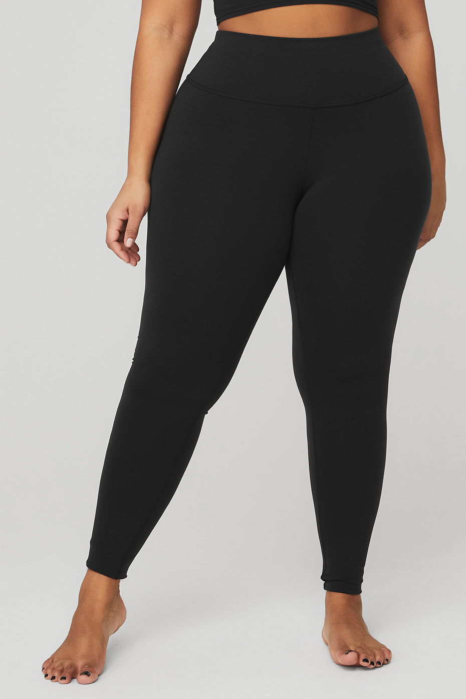 Black Women's Alo Yoga High-Waist Airbrush Leggings | WEZ-507938