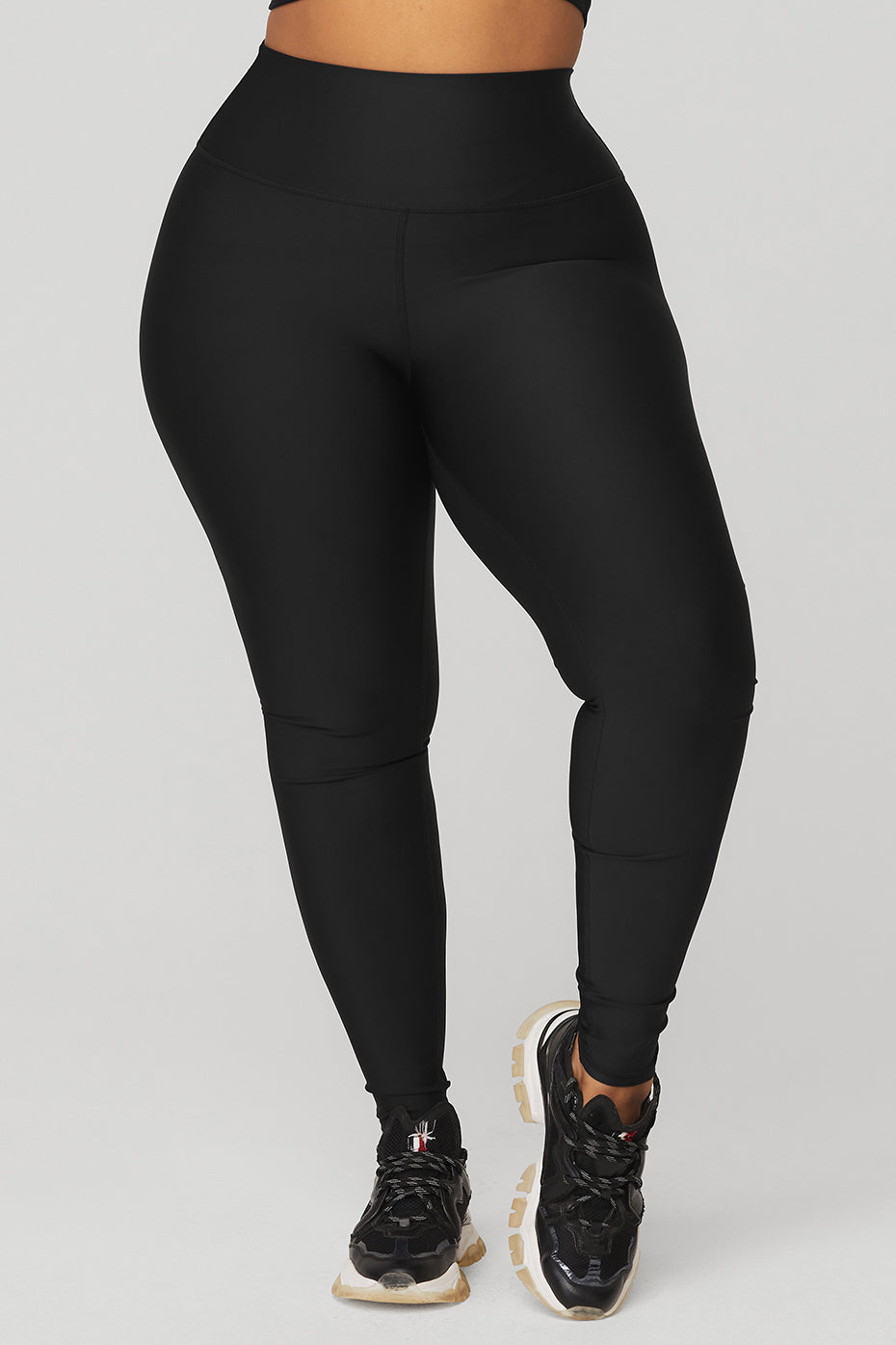 Black Women's Alo Yoga High-Waist Airlift Leggings | WMZ-823075