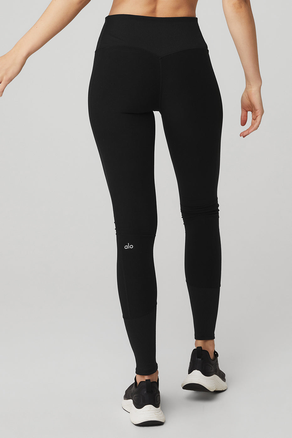 Black Women's Alo Yoga High-Waist Alosoft Lounge Leggings | UBT-358942