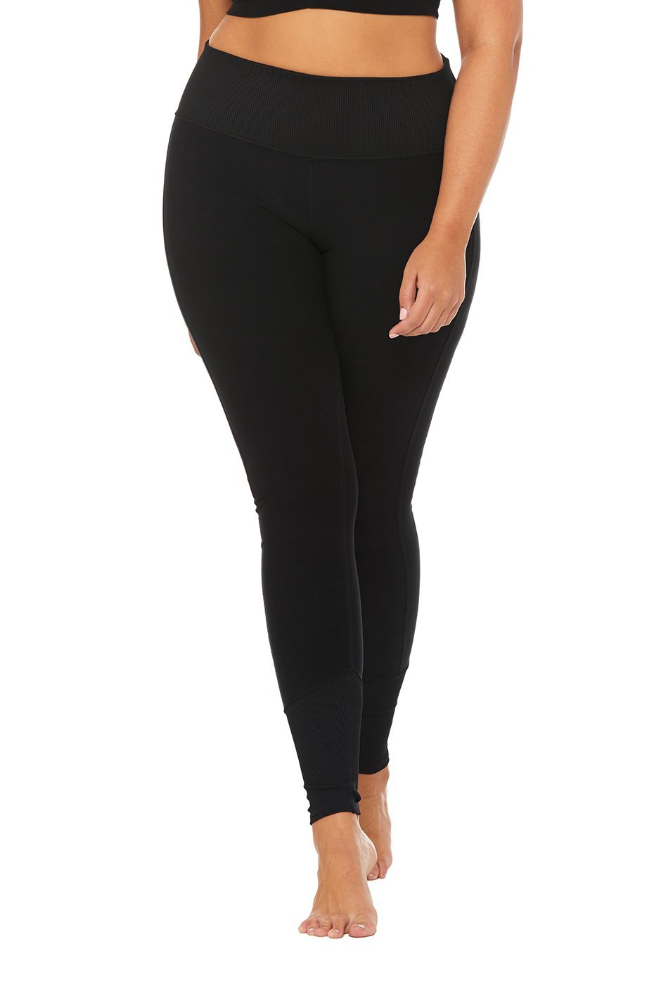 Black Women's Alo Yoga High-Waist Alosoft Lounge Leggings | UBT-358942