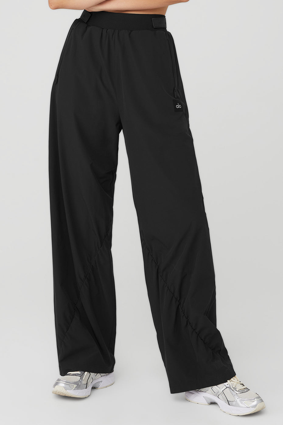 Black Women\'s Alo Yoga High-Waist Elevation Trousers | PWG-297436