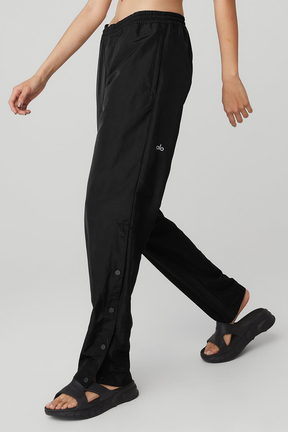 Black Women's Alo Yoga Legend Snap Pants | XPN-610974