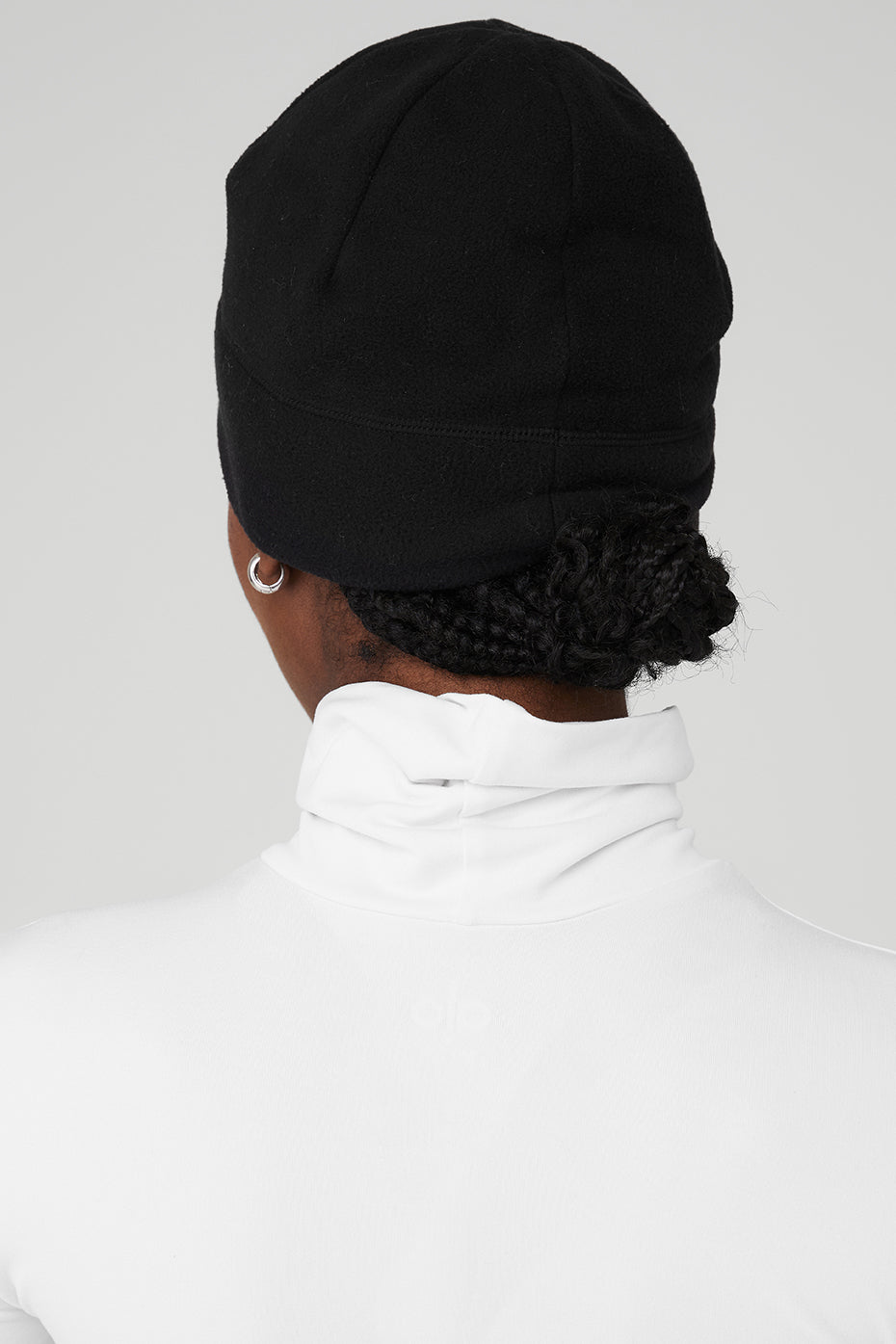 Black Women's Alo Yoga Performance Fleece Hats | BTU-254017