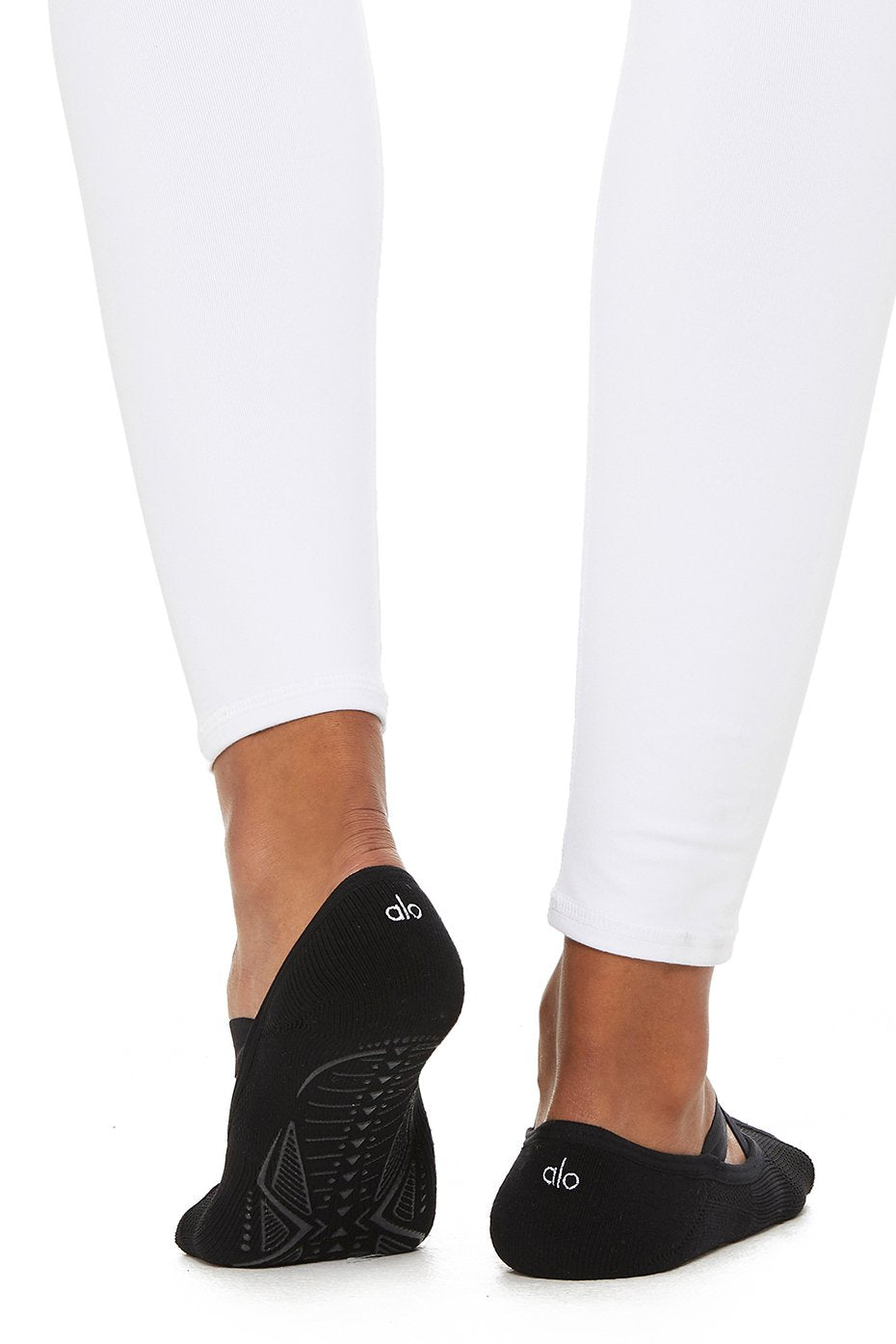 Black Women's Alo Yoga Pivot Barre Socks | DBL-027964