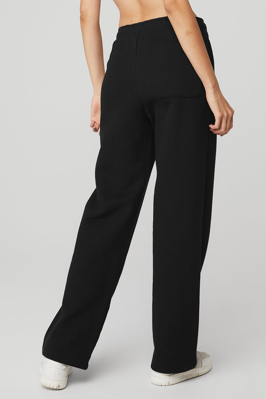 Black Women's Alo Yoga Renown Heavy Weight Sweatpants | UGY-136978