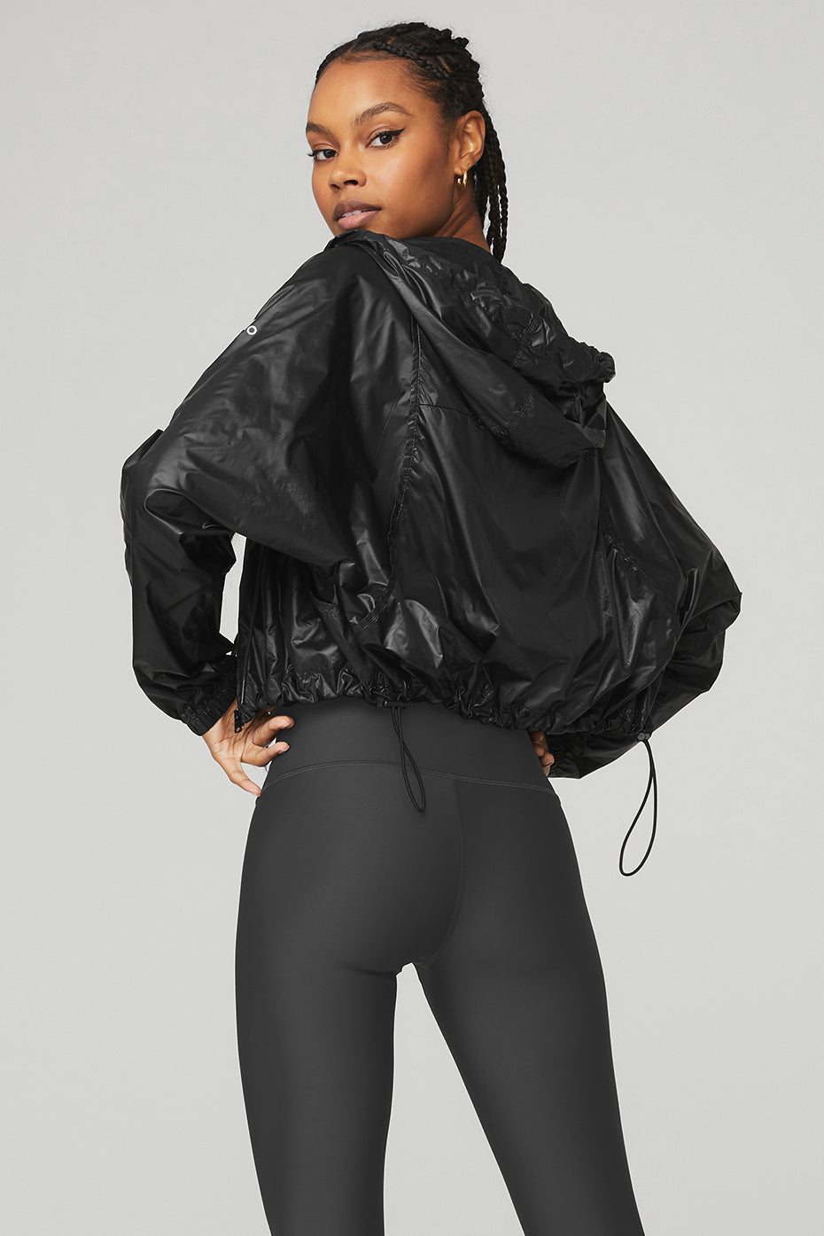 Black Women's Alo Yoga Sprinter Jackets | ZIY-971234