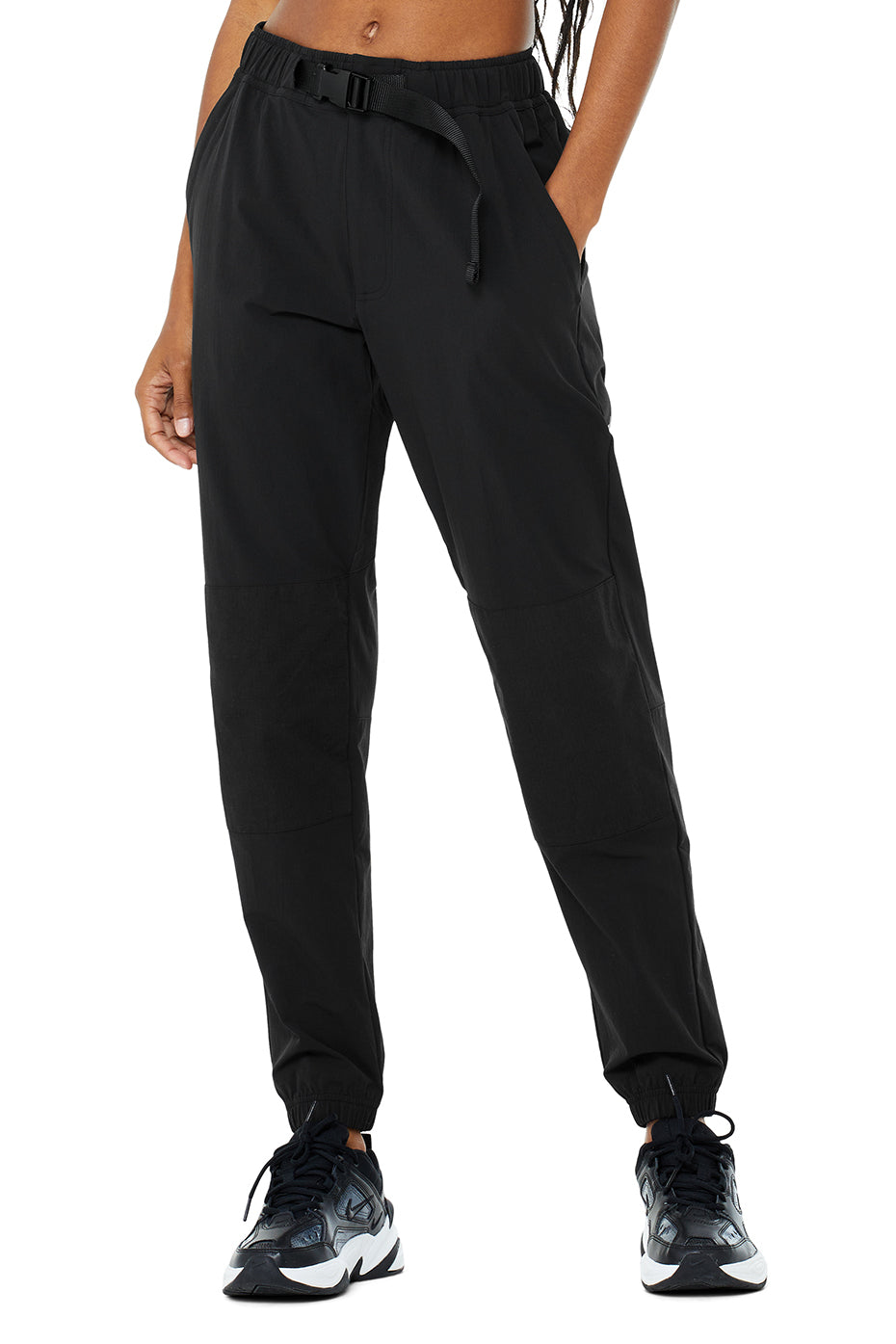 Black Women\'s Alo Yoga Talus Tech Pants | OKW-685213