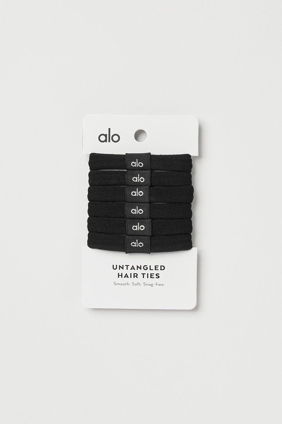 Black Women\'s Alo Yoga Untangled HAirTie 6-Pack Hair Accessories | XVT-174968