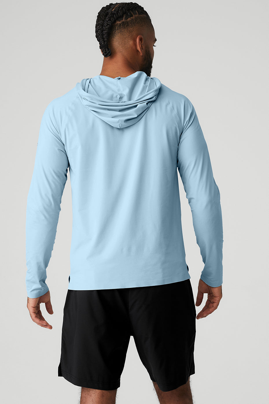 Blue Men's Alo Yoga Idol Runner Hoodie | IJM-342058