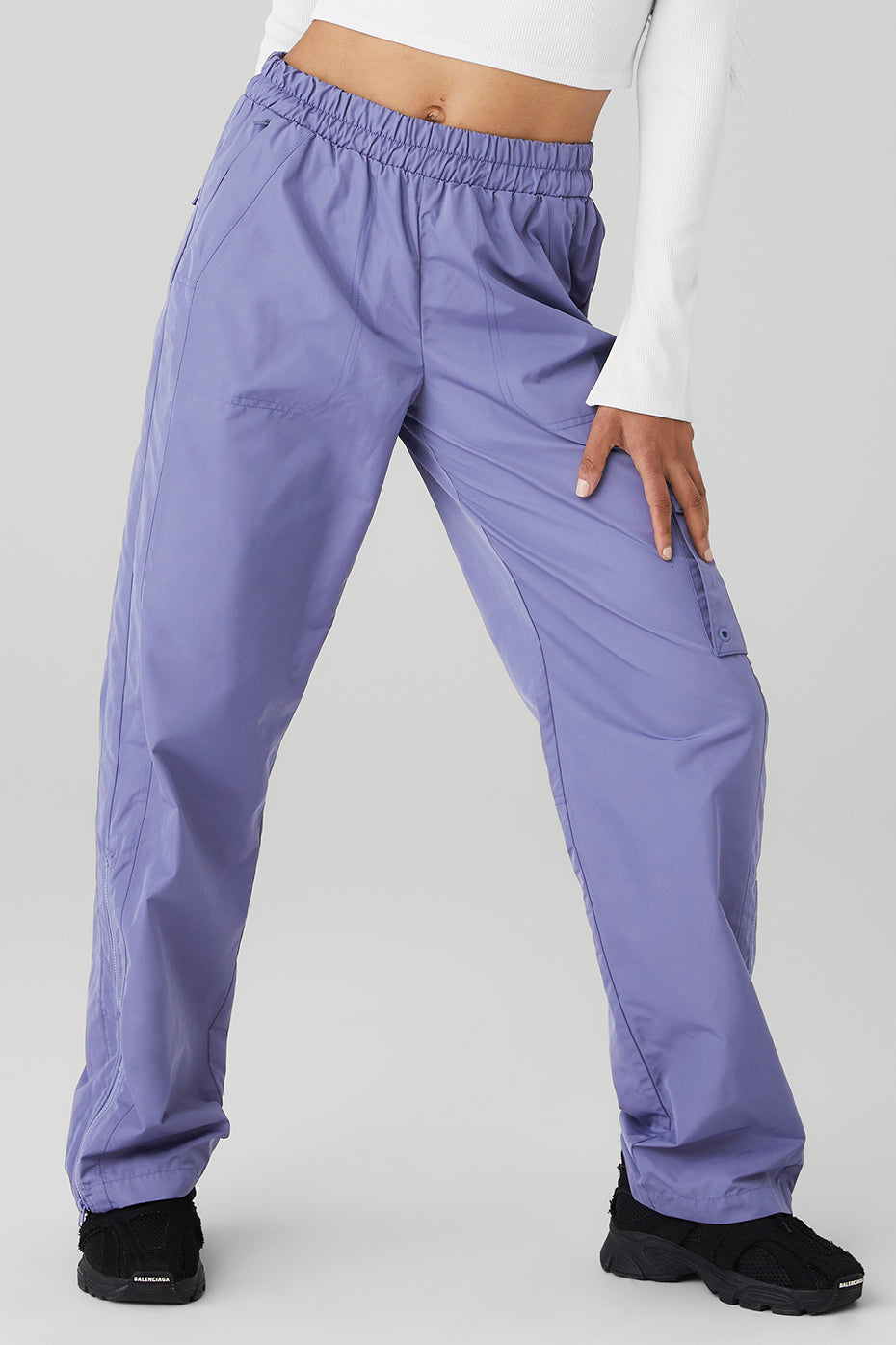 Blue Women's Alo Yoga International Wide Leg City Pants | AXB-182037