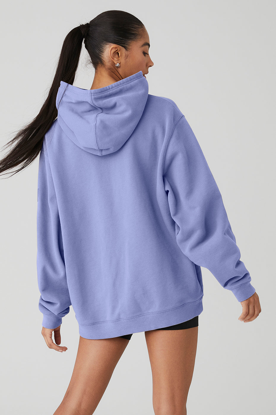 Blue Women's Alo Yoga Renown Heavy Weight Hoodie | FSD-794863