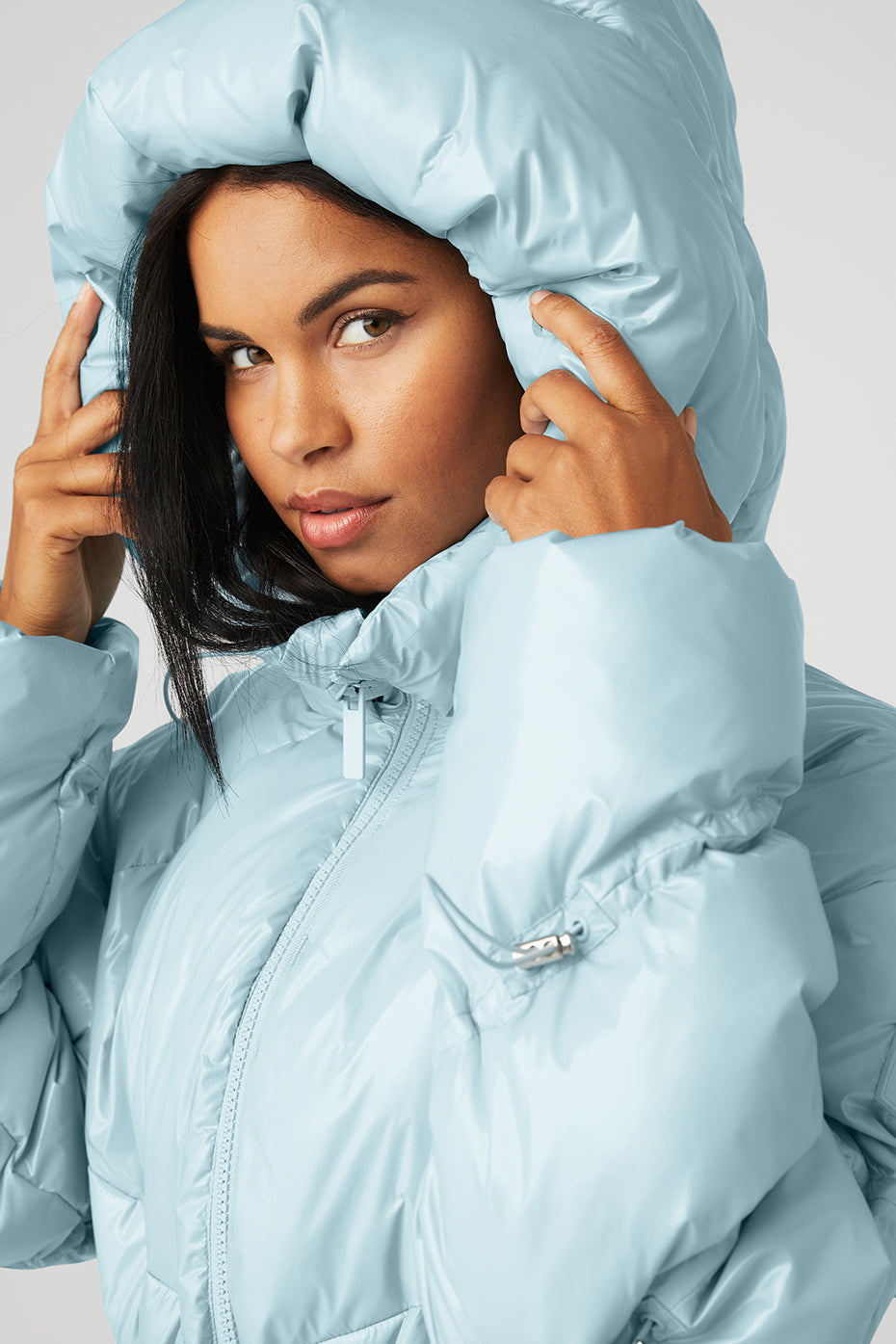 Blue Women's Alo Yoga Stunner Puffer Jackets | WOK-308564