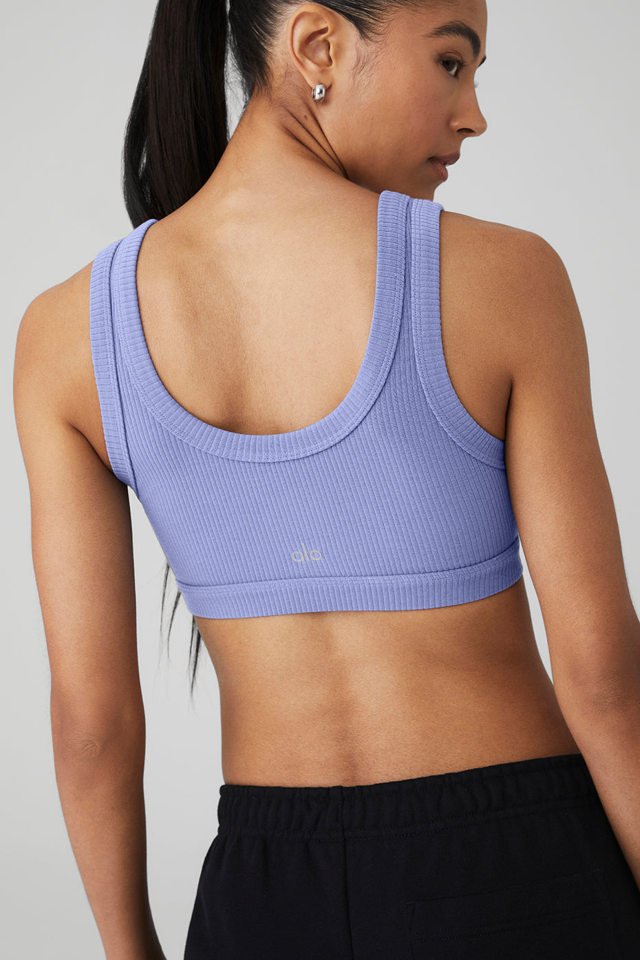 Blue Women's Alo Yoga Wellness Bras | FQM-485013