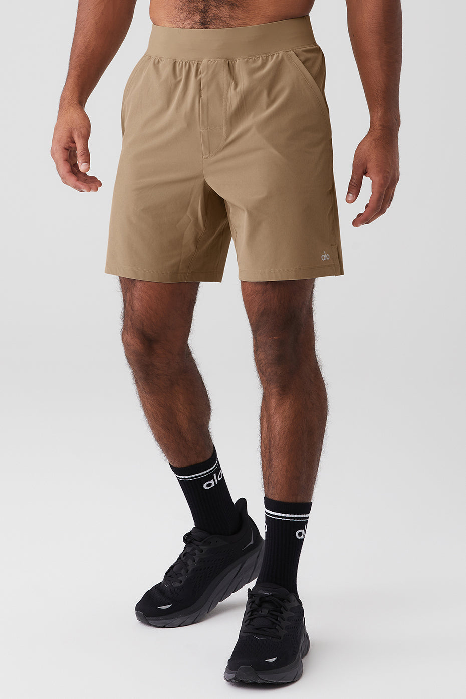 Brown Men\'s Alo Yoga 7\'\' Repetition Shorts | NTJ-034257