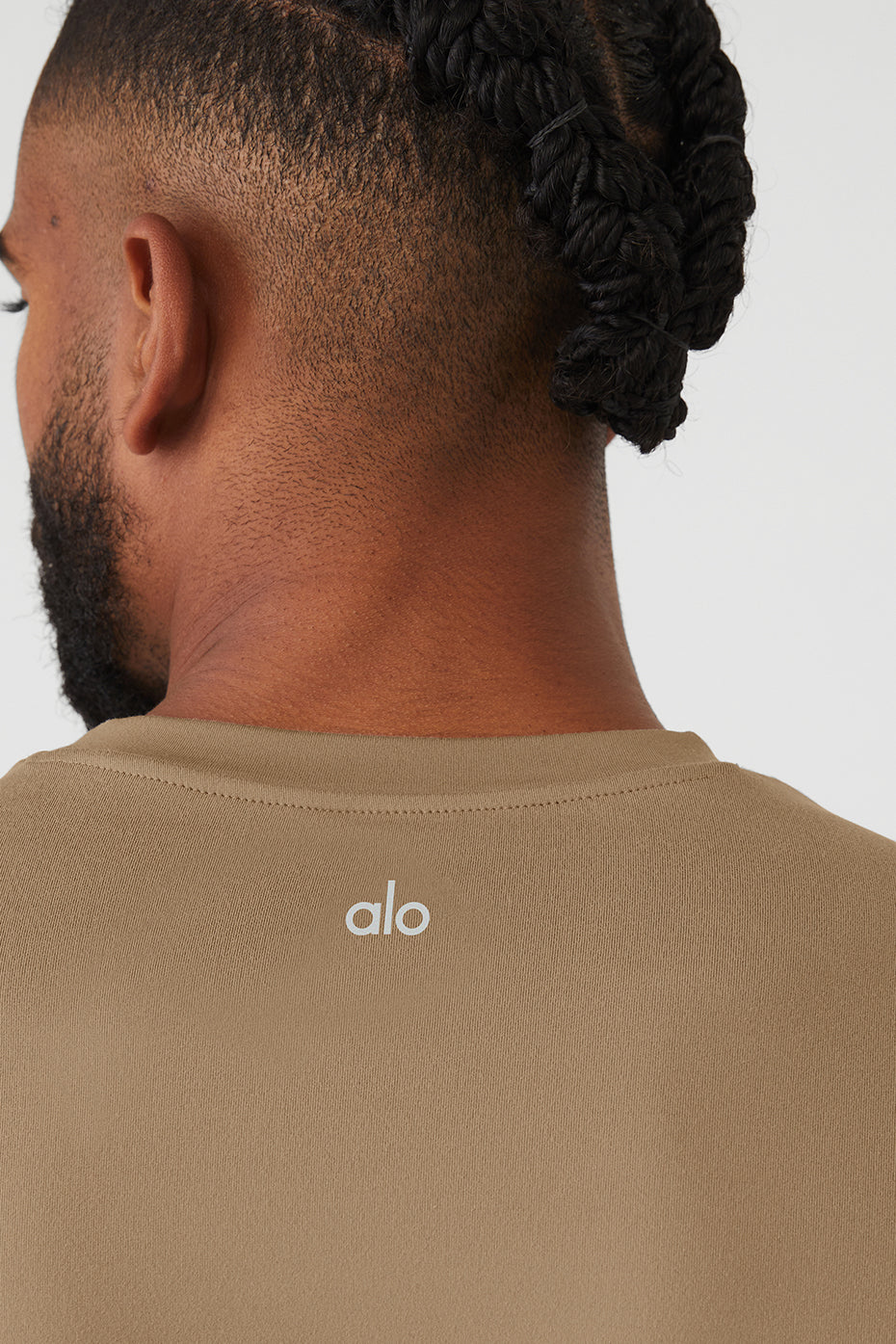 Brown Men's Alo Yoga Conquer Reform Crewneck Long Sleeve | MNV-612780