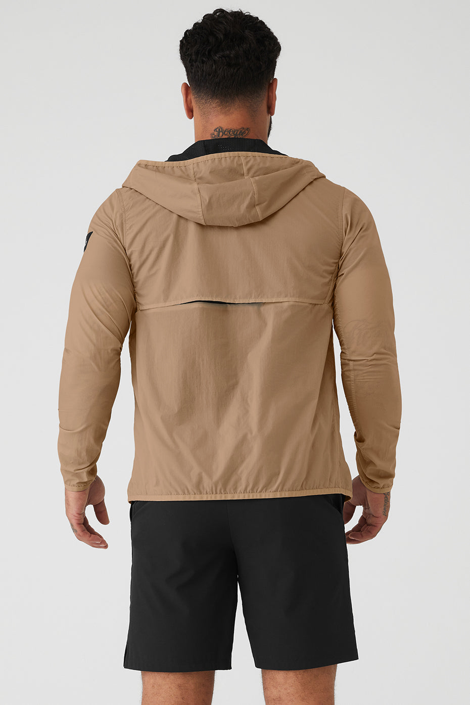 Brown Men's Alo Yoga Repeat Running Jackets | SCU-278641